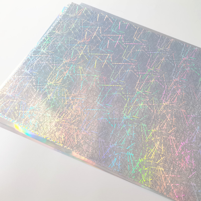 Printable self adhesive a4 waterproof label inkjet stickers full sheet holographic hologram sticker laser printer plain  paper