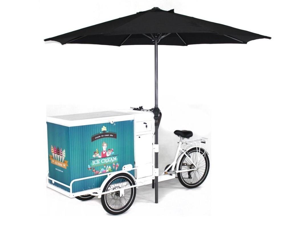 new 3 wheels electric solar roof freezer bike tricycle