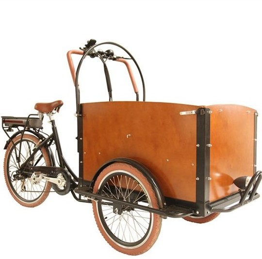 Danish bakfiets dutch bike 3 wheel cargo electric bike trailer bicycle trailer