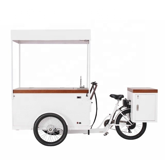 Vending cart solar ice cream bike with battery freezer for sale