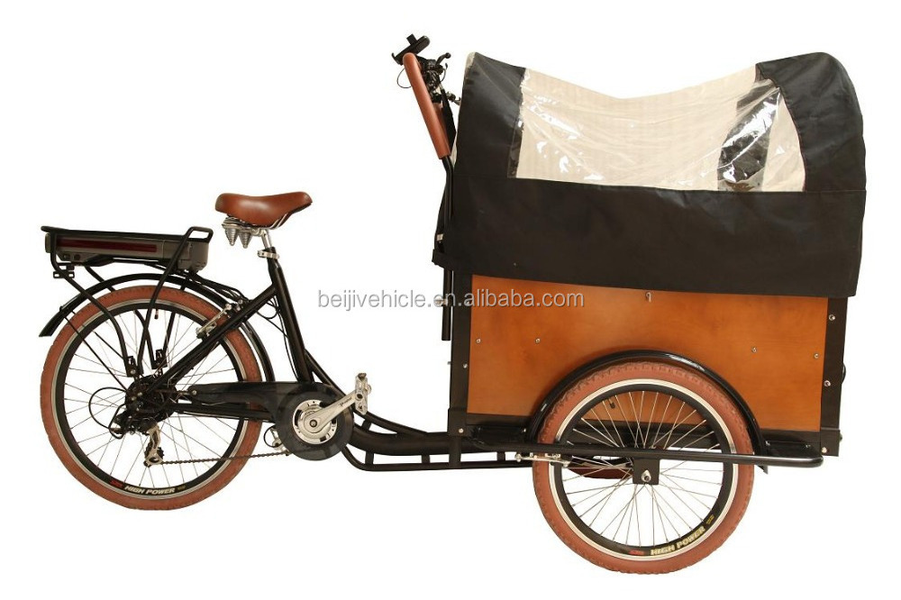 Danish bakfiets dutch bike 3 wheel cargo electric bike trailer bicycle trailer