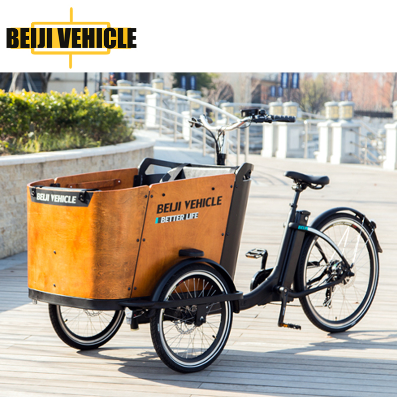 cargo bike frame steel tricycle or pedal-powered cargo bike for sale