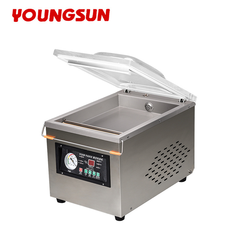 YOUNGSUN Industrial/Household Single Chamber Vacuum Sealer  Food Meat Fruit Vegetables Vacuum Sealer Machine