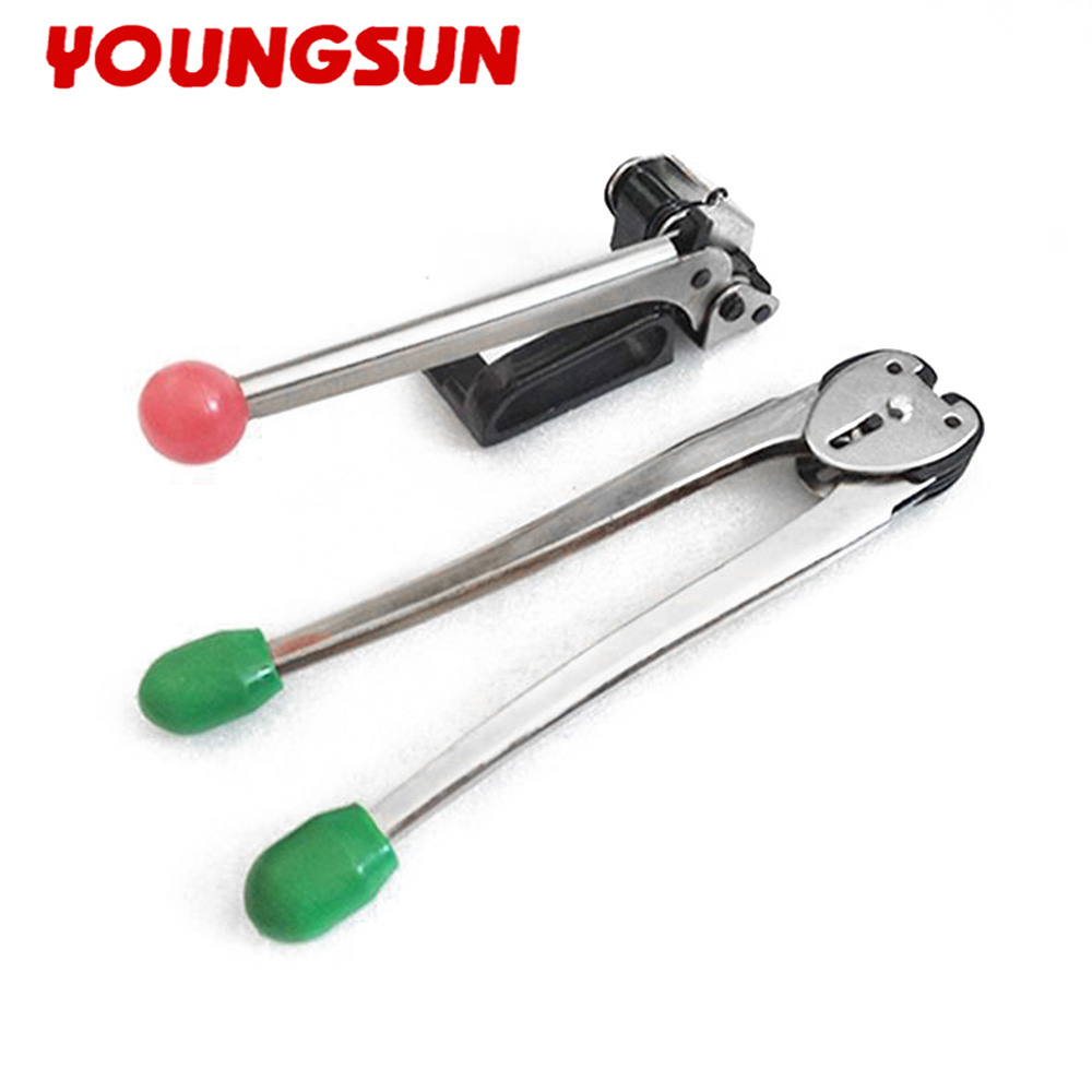 YOUNGSUN 16mm Iron Steel Band Strapping Machine Tension Tool Manual Packing Tool Manual Box Strapping Tools