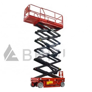 8m 9m 12m 200kg Electric Hydraulic Crawler Scissor Lift with Outriggers