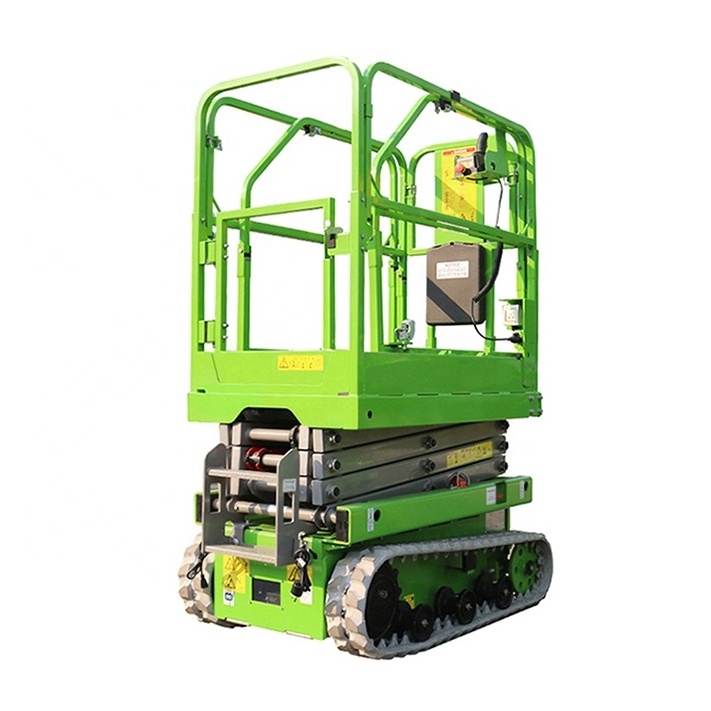 3m-12m Manlift Aerial Tracked Scissor Lift For Outdoor