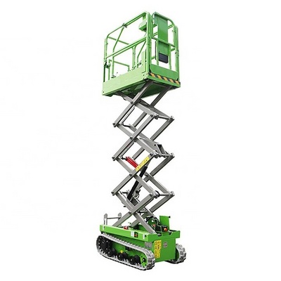 3m-12m Manlift Aerial Tracked Scissor Lift For Outdoor