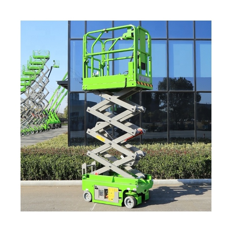 320kg 12m Self Propelled Mini Scissor Lift For Roof Working