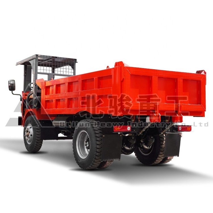 Mining Transport Vehicle 5 ton mining mini dump trucks 4X2 wheel Drive dump trucks