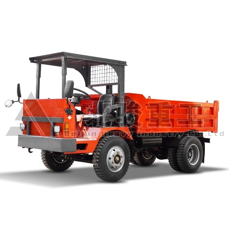 Mining Transport Vehicle 5 ton mining mini dump trucks 4X2 wheel Drive dump trucks