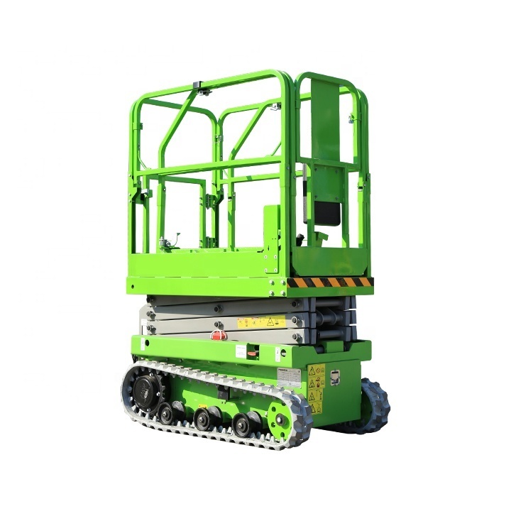 6m Rough Terrain Tracked small scissor lift Electric Aerial Working Man Lift Crawler Platform Lift