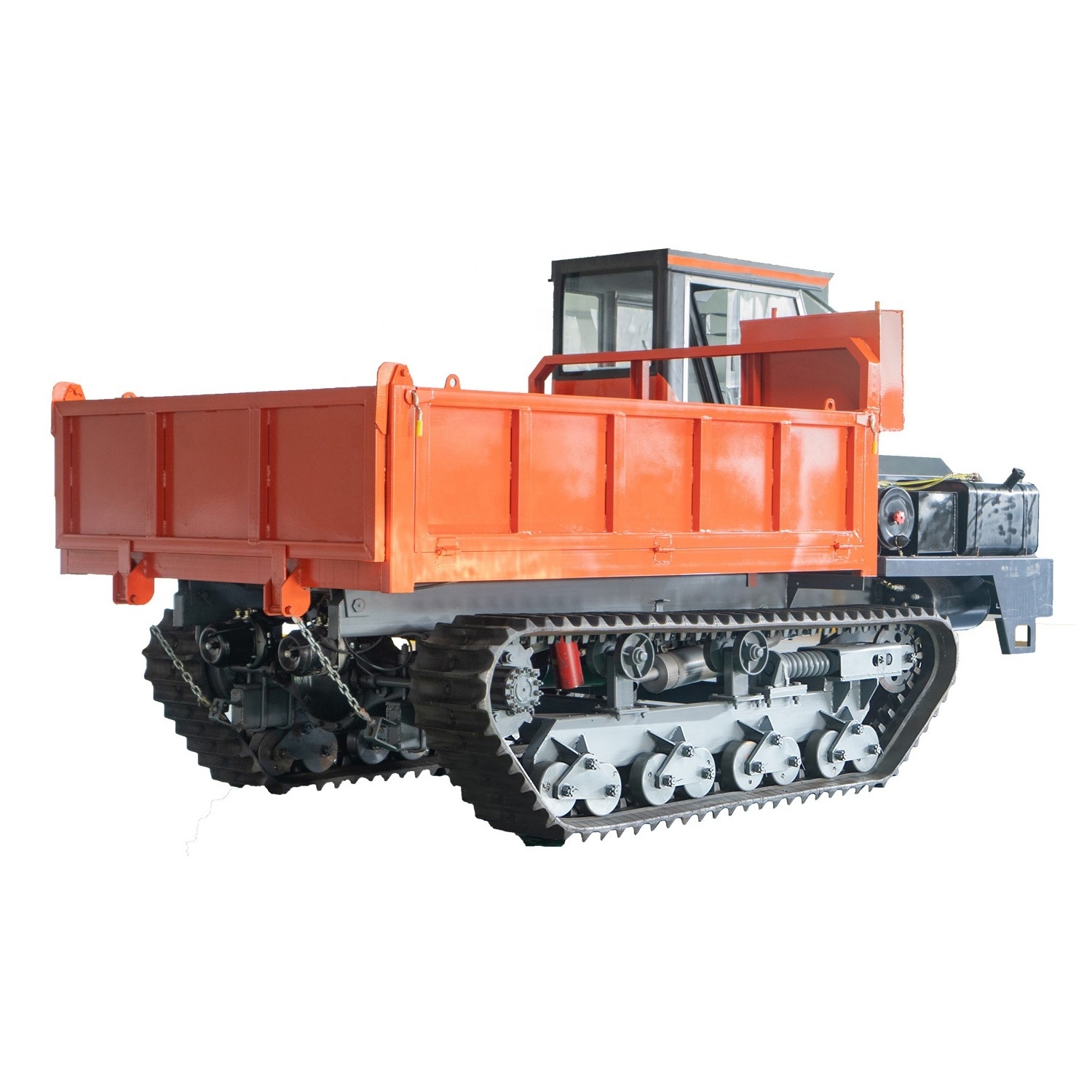 Crawler mini dumper truck rubber track 8 ton crawler dump truck