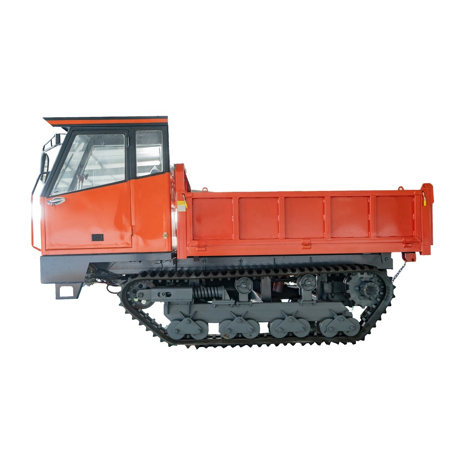 Crawler mini dumper truck rubber track 8 ton crawler dump truck