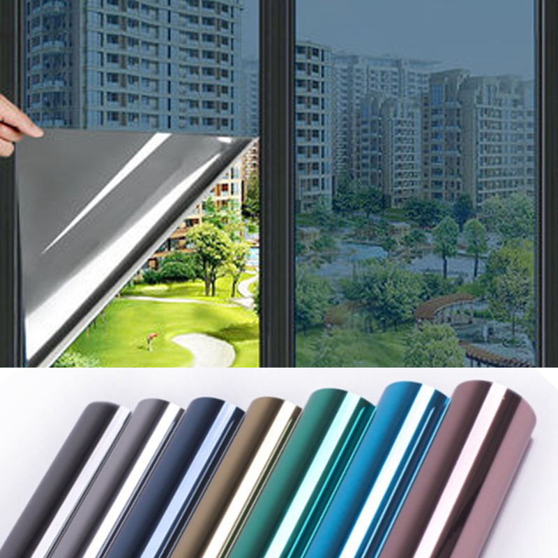 1.52m x 30m 8 Mil Adhesive Clear Protect Safety Window Film PET Material Security Film For Building Glass