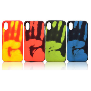 Color Changing Fluorescent Back Cover Heat Induction Silicone Thermal Sensor Phone Case for Iphone 14 13 12 11 Pro Max