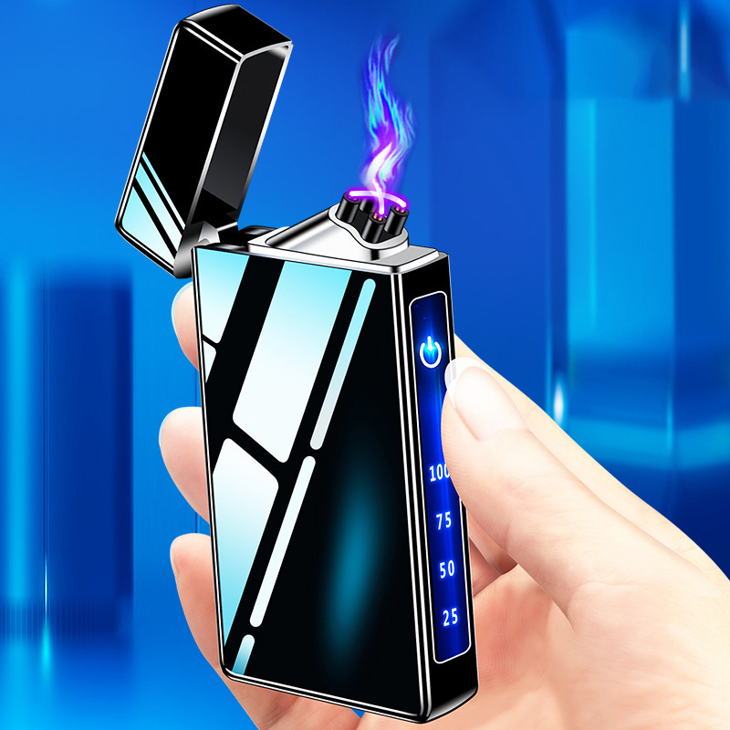 Touch Screen Power Digital Display USB Type-C Rechargeable Cigarette Electronic Lighter