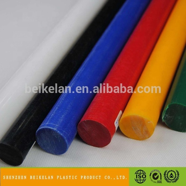 extruded coloured hard wear delrin stick nylon/mc/pe/pom rod bar