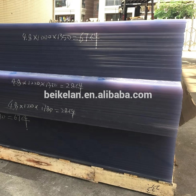 0.5mm 1mm 2mm 3mm thick transparent rigid pvc thin plastic sheet 6mm pvc sheet