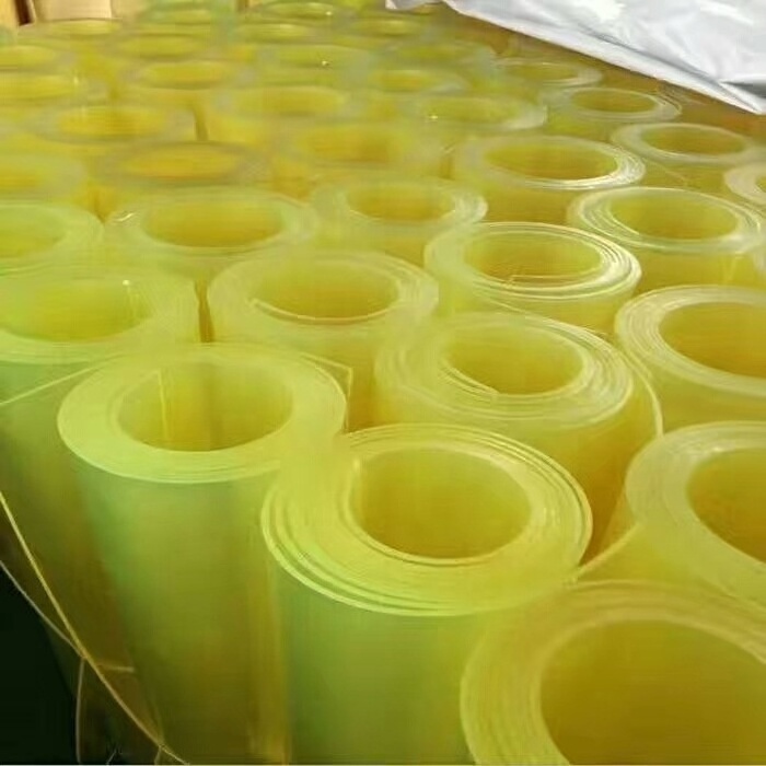 100mm thick Yellow transparent polyurethane pu sheet