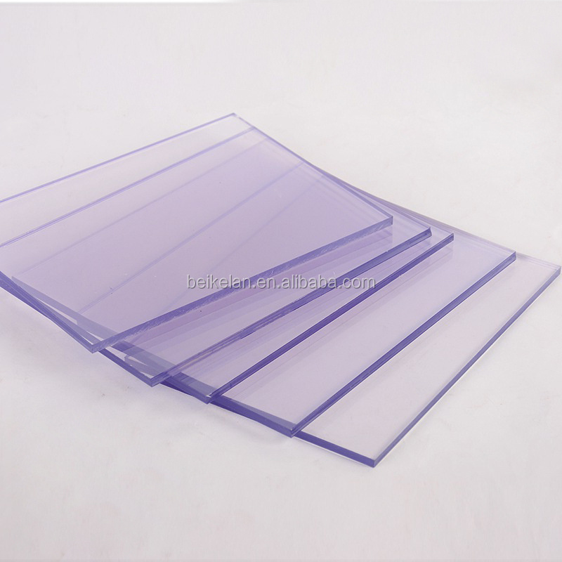 0.5mm 1mm 2mm 3mm thick transparent rigid pvc thin plastic sheet 6mm pvc sheet