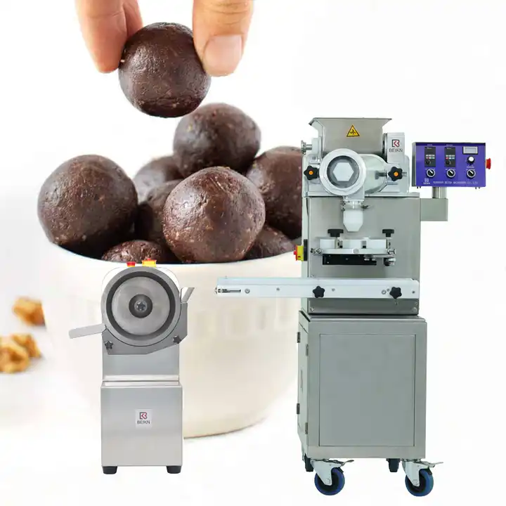 Automatic Cookie Dough Ball Making Machine Date Enrgy Balls Making Machine Protein Ball Rounder Machine Dough Divider