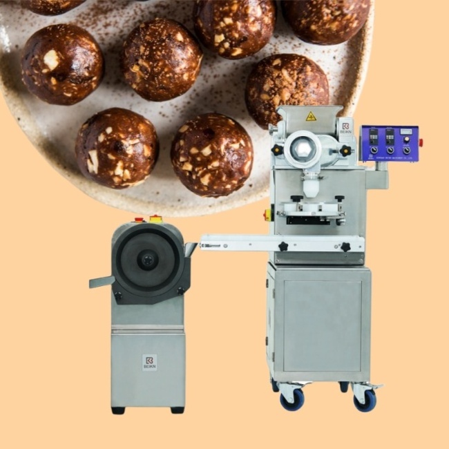 Automatic Cookie Dough Ball Making Machine Date Enrgy Balls Making Machine Protein Ball Rounder Machine Dough Divider