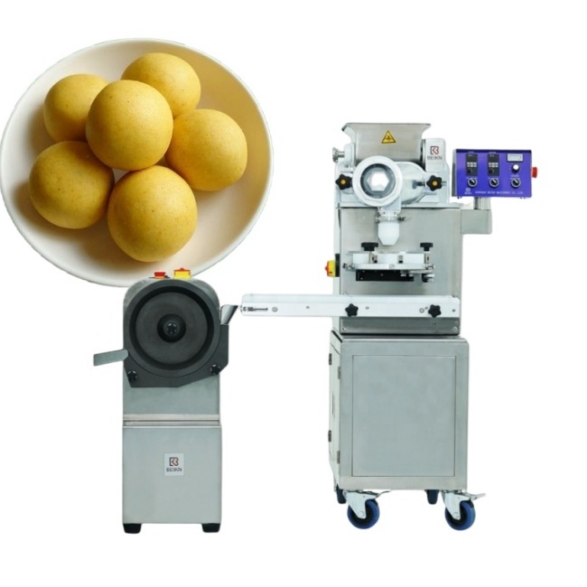 Automatic Cookie Dough Ball Making Machine Date Enrgy Balls Making Machine Protein Ball Rounder Machine Dough Divider