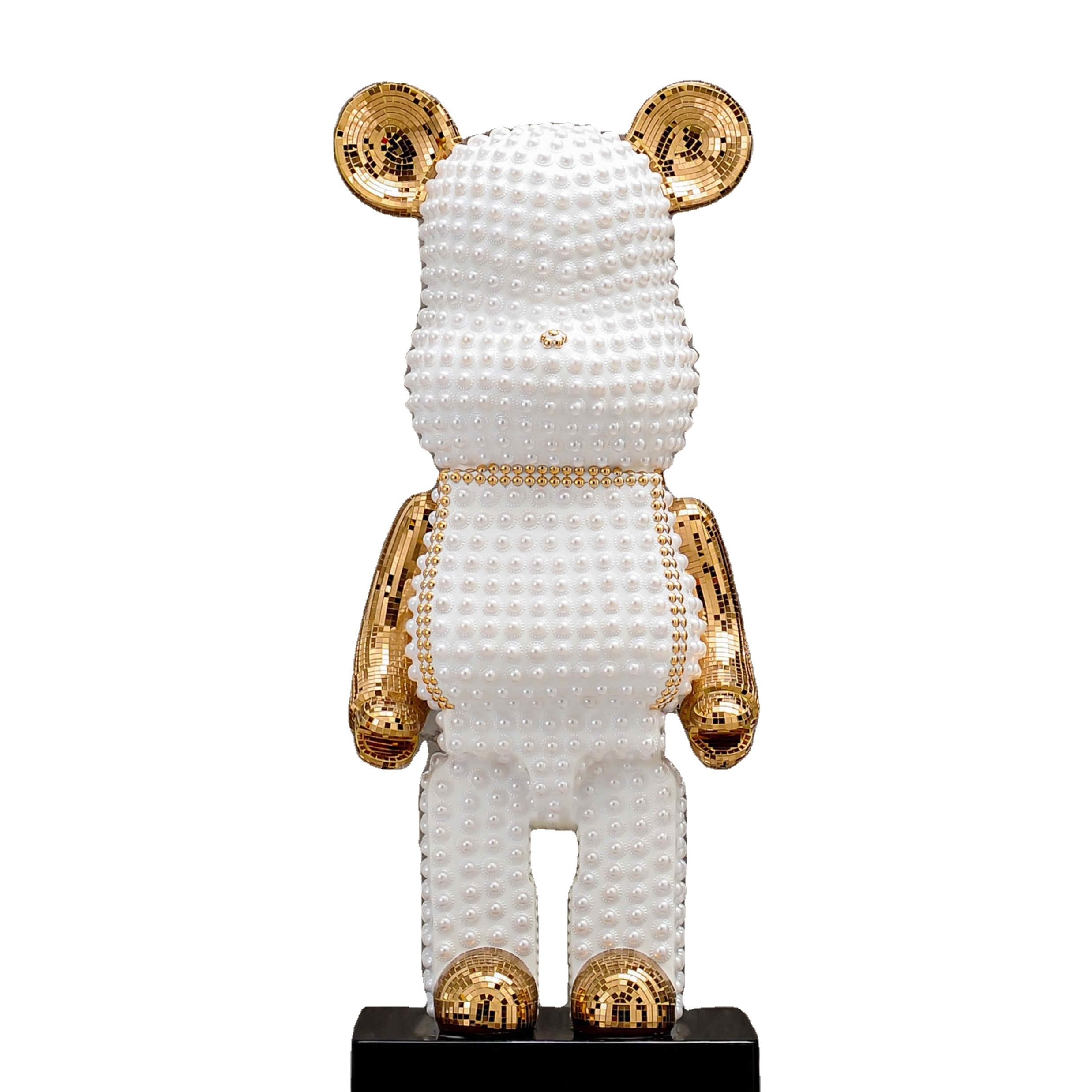 Bearbrick 1000% Pearl Modeling 50cm 80cm High Piggy Bank Ornament Exquisite Versatile Resin Luxury Ornament Bearbrick