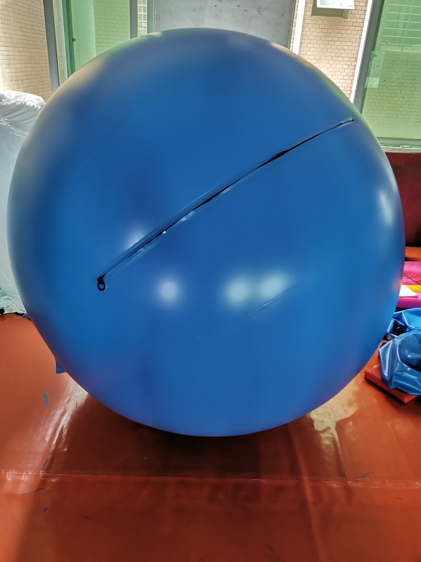 Big PVC round inflatable blueberry ball suit for cosplay