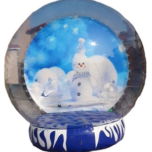 Custom high quality inflatable crystal balls for Christmas decorations