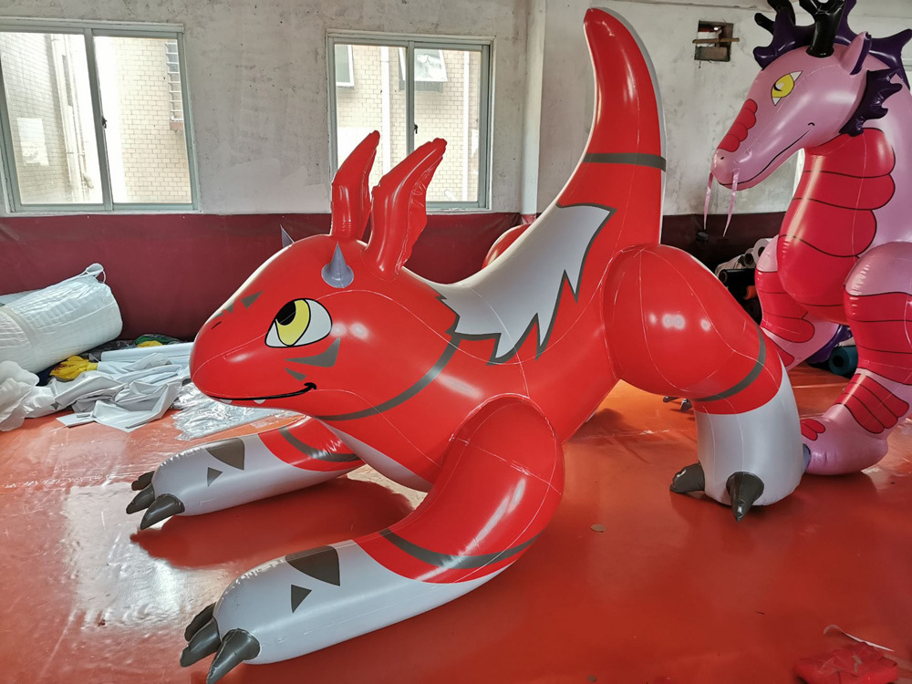 Hot Selling Beile Quality Inflatable PVC Aaron Dragon Pet Squeak Toys