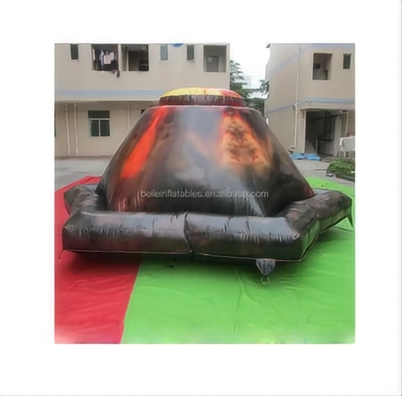 Beile Customized PVC Mesh Cloth Inflatable Volcano Model