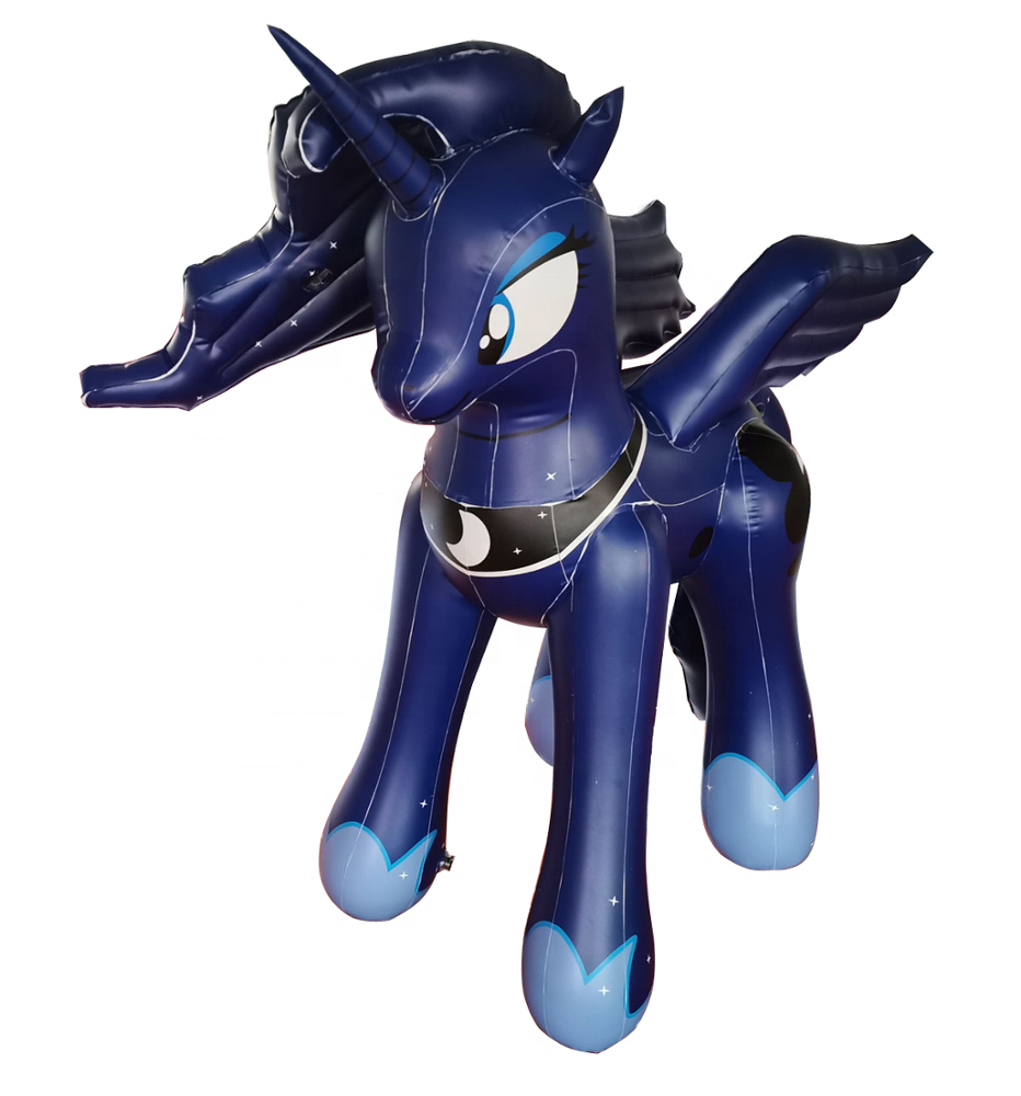 PVC Cute Inflatable moon princess pony  for Play