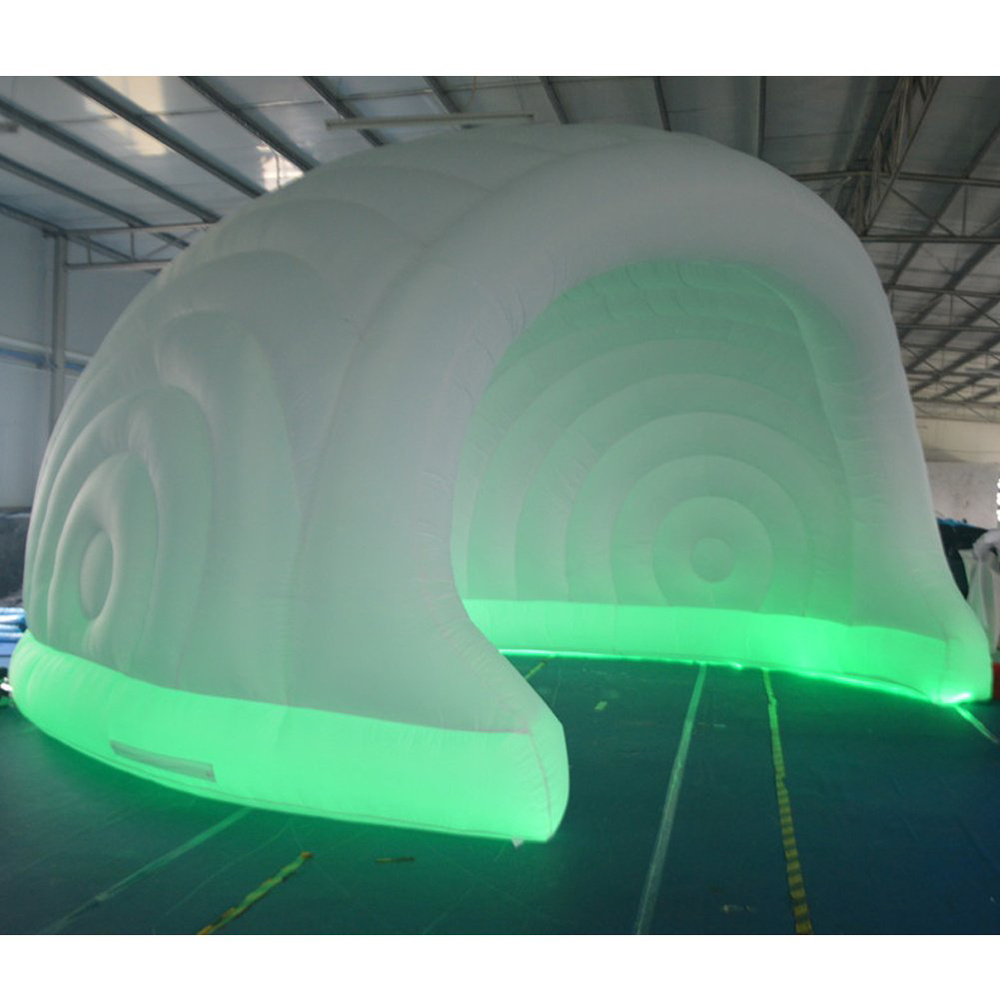 Best price inflatable tent inflatable igloo tent with LED light for rental