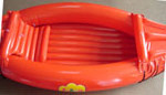 Cheap pvc inflatable single or double seat boat