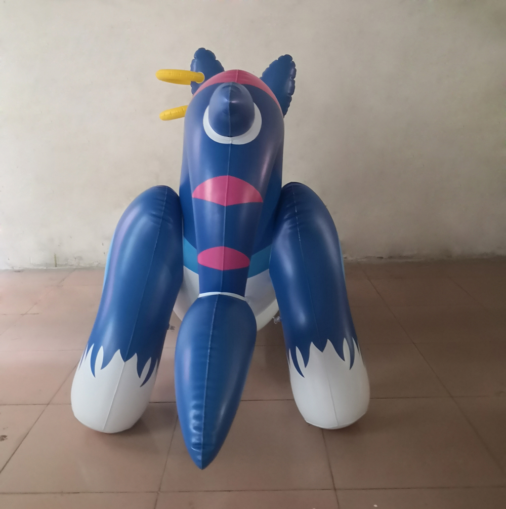 BeiLe Customized Inflatable Blue fox  animal  toy for cartoon addict