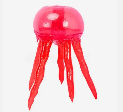 Beile PVC Transparent Inflatable Jellyfish Helium Balloon