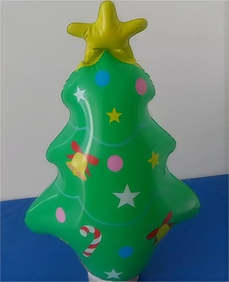 Beile Quality PVC Inflatable Christmas Tree Tumbler Kids' Toy