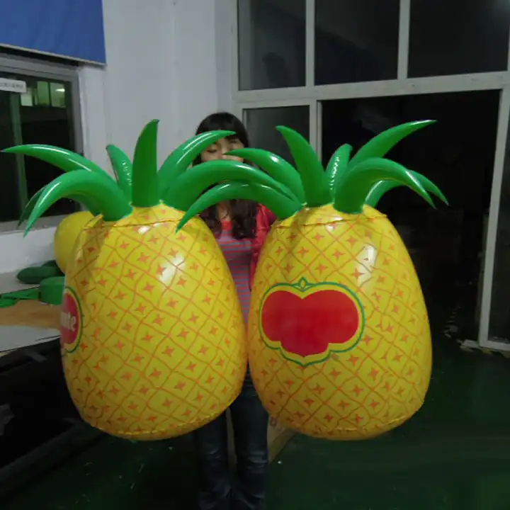 Custom large fruits vegetables model PVC inflatable pineapple for advertising promotion