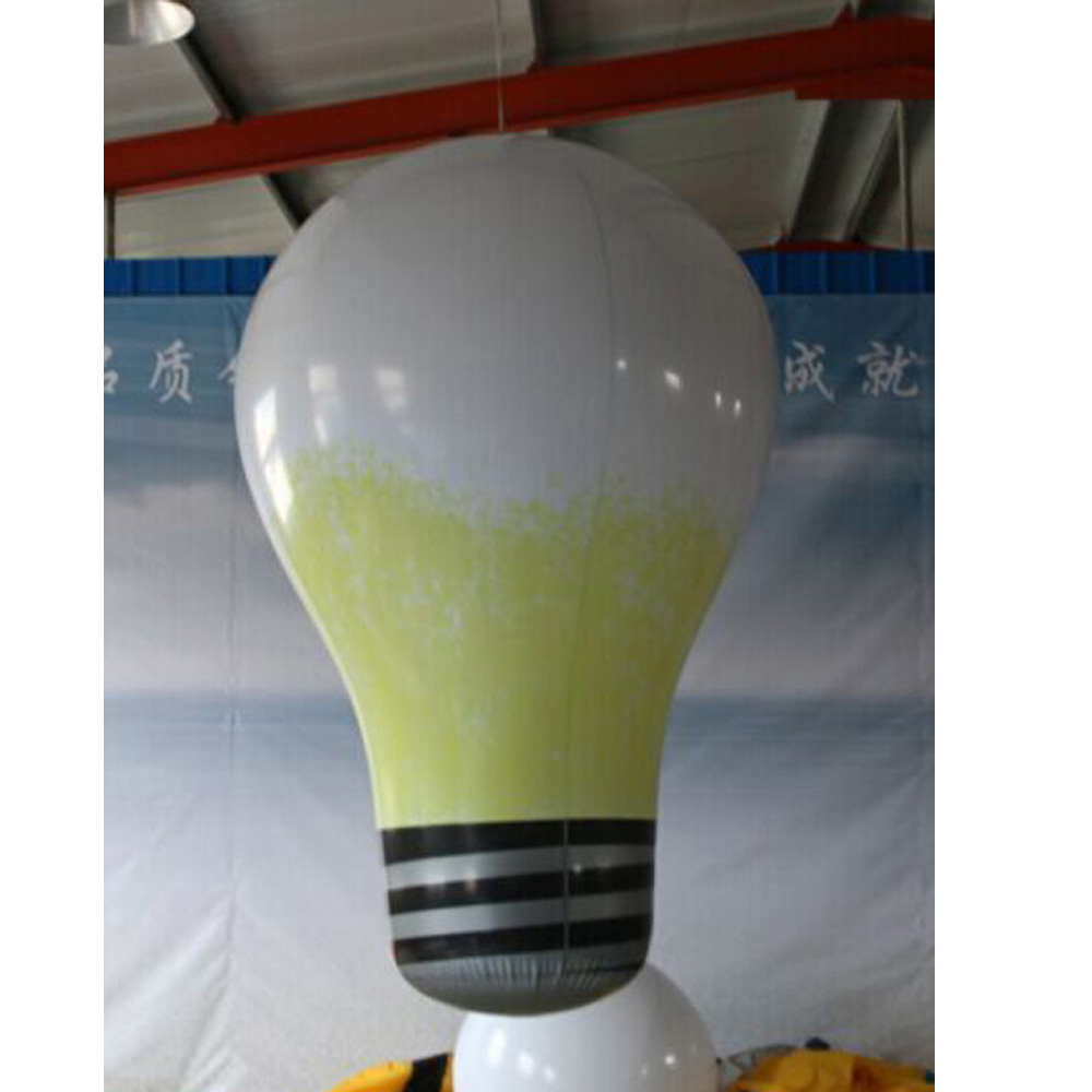 Hot sale quality PVC beile inflatable light bulb without pump