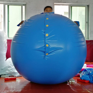 Big PVC round inflatable blueberry ball suit for cosplay