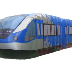 Factory Customize giant PVC inflatable train model for advertising