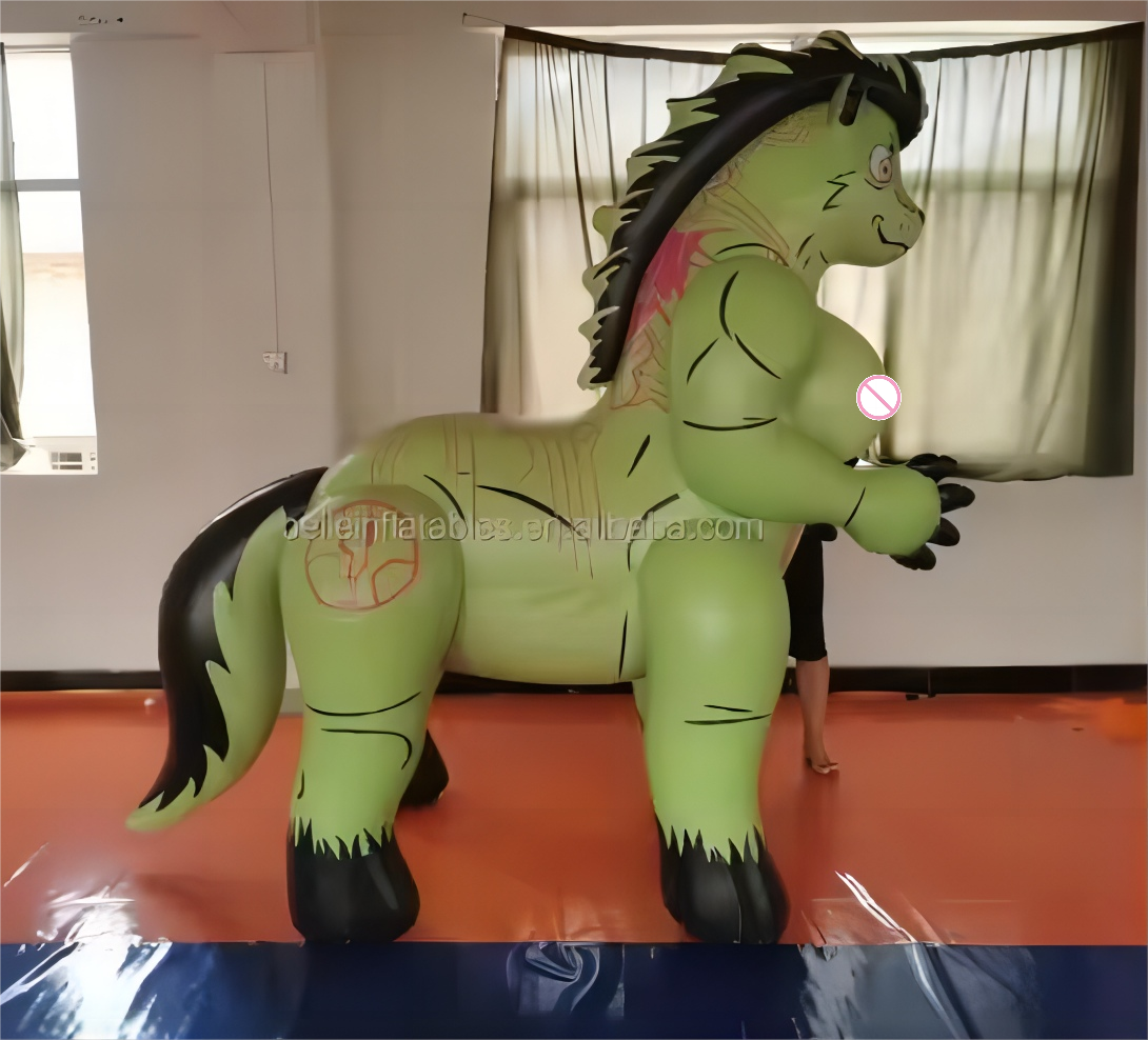 Customized Inflatable centaur big boobs horse toy animal for cartoon