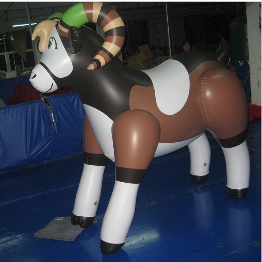 Factory wholesale promotion giant inflatable goat model