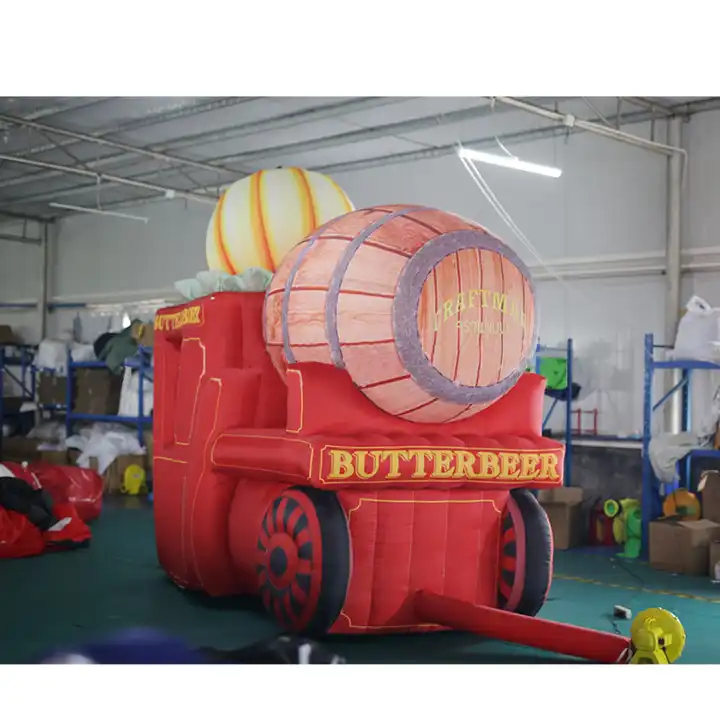 Factory custom holiday inflatable pumpkin cart Tent Inflatable Stand Cup Booth