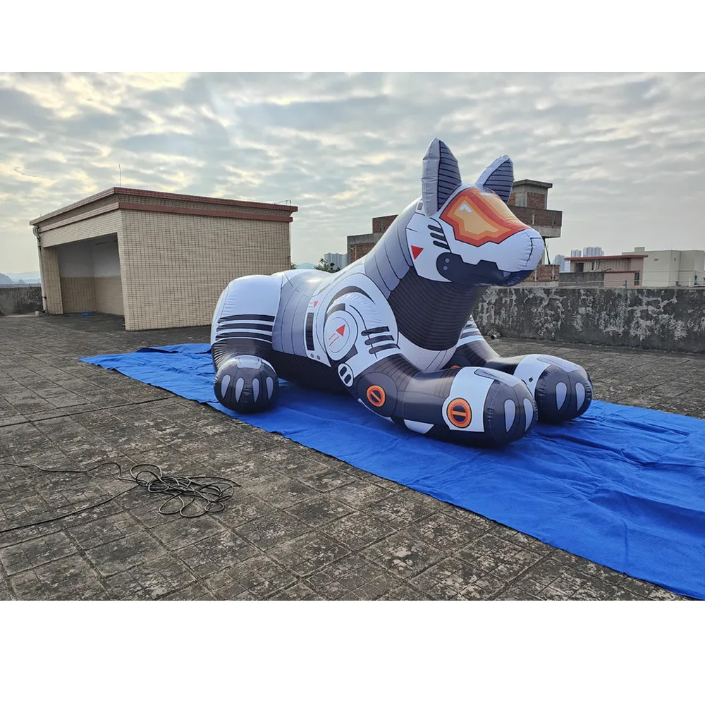 HOT sale quality Beile PVC Inflatable Mecha Wolf for toy