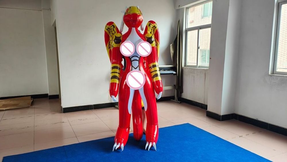 BeiLe Customized New Inflatable dragon squeak toys for sales