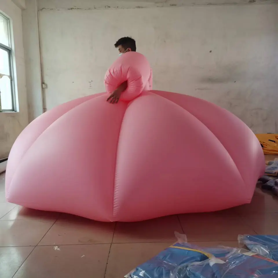 BeiLe Custom Quality Inflatable PVC Pink Princess Dress for Party