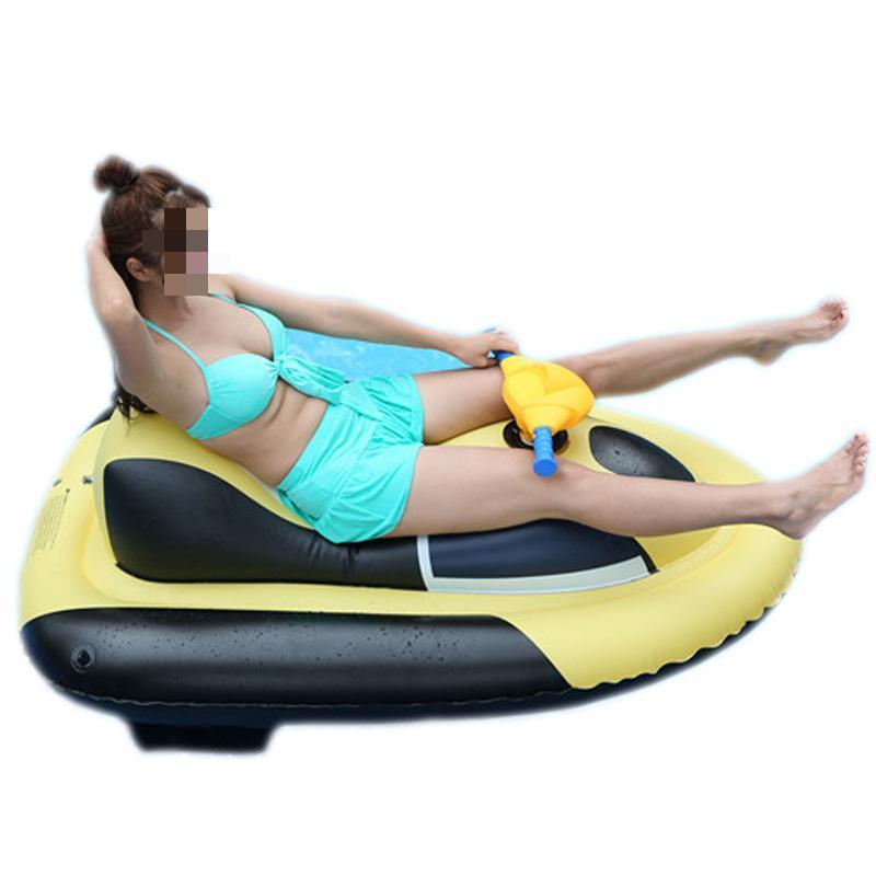 Beile New design Custom  Inflatable Motor Boat AquaMate Ride-On Water Toy