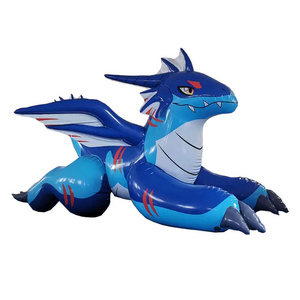 Beile Hot Selling PVC Inflatable Dragon Model Toy To Rider On Play